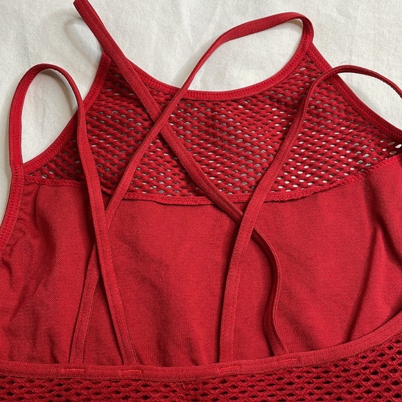 Alala Essential Seamless mesh high cut sports bra - Picture 6 of 8